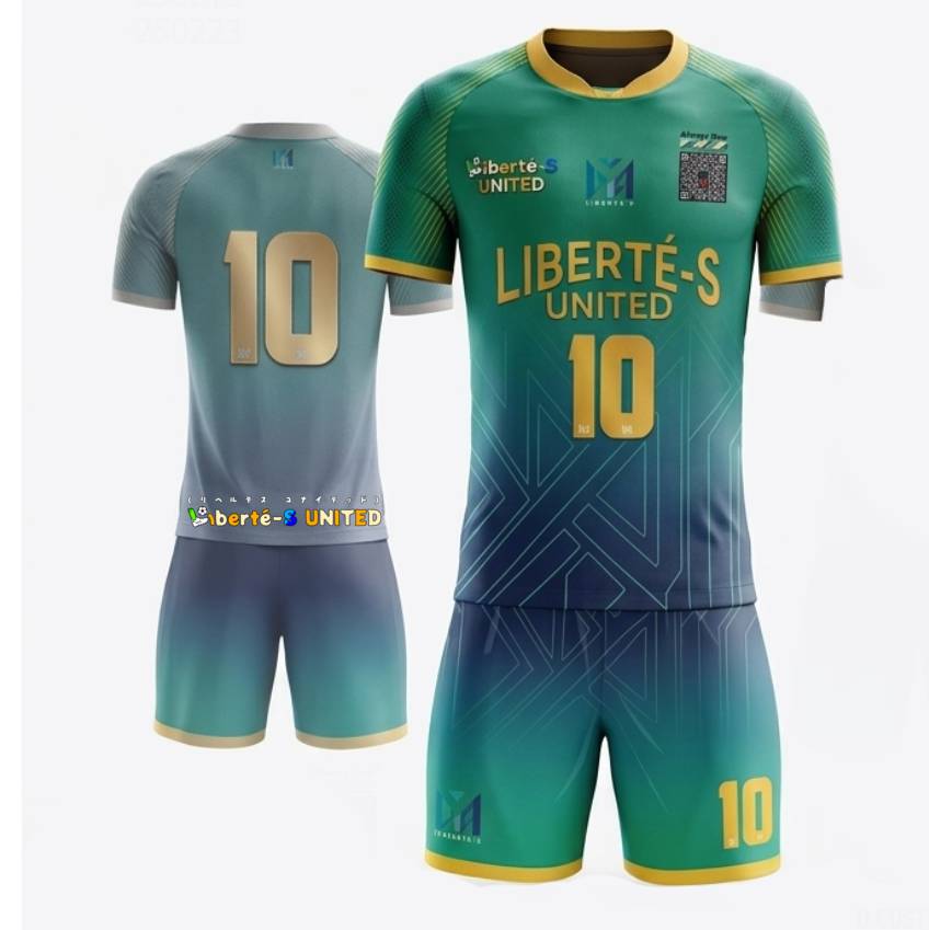 Liberté-S UNITED ユニフォーム（前後）